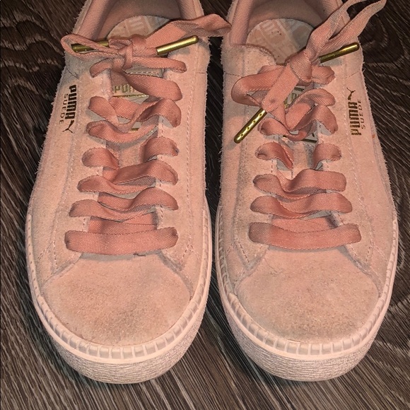 Chunky suede Pumas - Picture 3 of 8